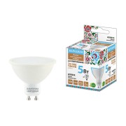 Лампа светодиодная PAR16 5 Вт, 230 В, 6500 К, GU10 Народная