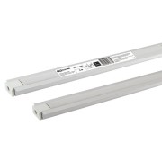 Алюминиевый профиль встраиваемый 2206 (2 м), матовый рассеиватель, 2 заглушки TDM