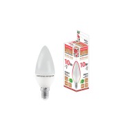 Лампа светодиодная FС37-10 Вт-230 В -3000 К–E14 Народная