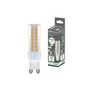 Лампа светодиодная G9-7 Вт-230 В-6500 К, SMD, 17,5x65,5 мм TDM
