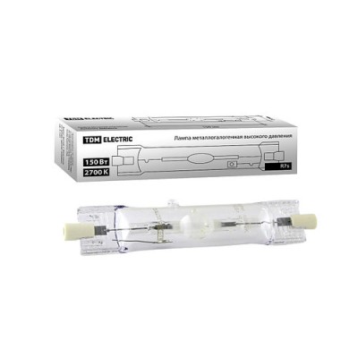 Лампа металлогалогенная ДРИ 150 2700 К Rх7s TDM Лампа металлогалогенная ДРИ 150 2700 К Rх7s TDM