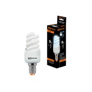 Лампа энергосберегающая КЛЛ-FSТ2-9 Вт-4000 К–Е14 КОМПАКТ (35х95 мм) TDM