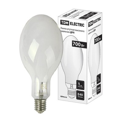 Лампа ртутная высокого давления ДРЛ 700 Вт Е40 TDM Лампа ртутная высокого давления ДРЛ 700 Вт Е40 TDM