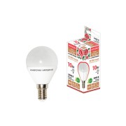 Лампа светодиодная FG45-10 Вт-230 В-3000 К–E14 Народная