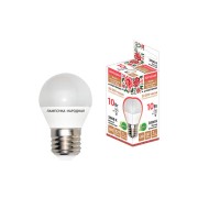Лампа светодиодная FG45-10 Вт-230 В-3000 К–E27 Народная