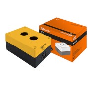 Корпус КП102 для кнопок 2места желтый SQ0705-0007