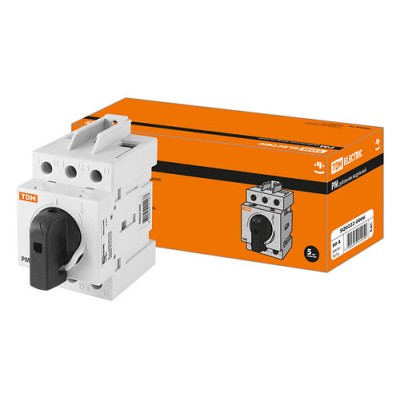 Рубильник модульный РМ-80 3П 80A TDM Рубильник модульный РМ-80 3П 80A TDM