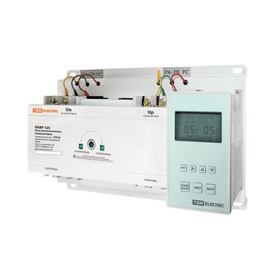 Блок автоматического ввода резерва БАВР 3П 125/125А TDM Блок автоматического ввода резерва БАВР 3П 125/125А TDM