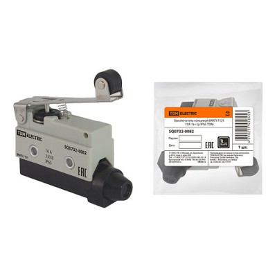 Выключатель концевой компактный пластик ВККП-7121 10А 1з+1р IP65 TDM Выключатель концевой компактный пластик ВККП-7121 10А 1з+1р IP65 TDM