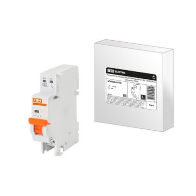 Расцепитель независимый РН47 (для ВА47-60) 120/230В на DIN-рейку TDM Расцепитель независимый РН47 (для ВА47-60) 120/230В на DIN-рейку TDM