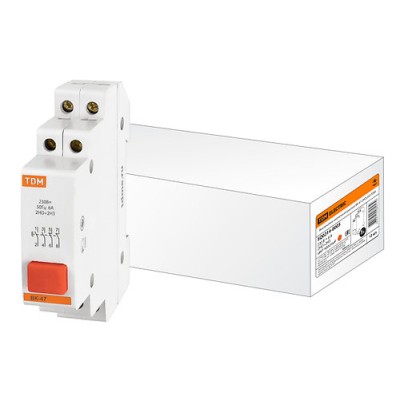 Выключатель кнопочный красный ВК-47 2НО;2НЗ SQ0214-0005 Выключатель кнопочный красный ВК-47 2НО;2НЗ SQ0214-0005