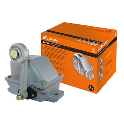 Выключатель концевой КУ-701 У1 с самовозвратом 10А 380В IP44 SQ0732-0019 Выключатель концевой КУ-701 У1 с самовозвратом 10А 380В IP44 SQ0732-0019