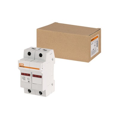 Держатель плавких вставок ДПВ2 14х51 2П TDM Держатель плавких вставок ДПВ2 14х51 2П TDM