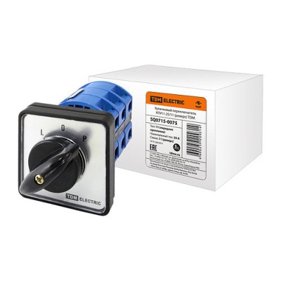 Кулачковый переключатель КПУ11-25/11 (реверс) TDM Кулачковый переключатель КПУ11-25/11 (реверс) TDM