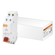 Выключатель кнопочный c фиксацией и индикацией ВК-47M 1НО;1НЗ красный TDM