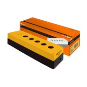 Корпус КП105 6 для кнопок 5 6 мест желтый SQ0705-0010
