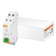 Выключатель кнопочный c фиксацией и индикацией ВК-47M 1НО;1НЗ зеленый TDM