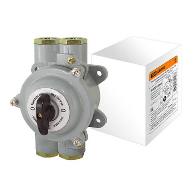 Пакетный выключатель ПВ2-100 2П 100А 220В, силуминовый корпус, IP56 TDM Пакетный выключатель ПВ2-100 2П 100А 220В, силуминовый корпус, IP56 TDM