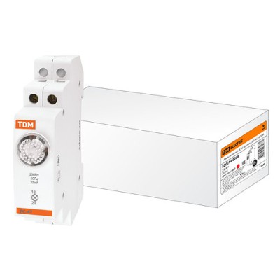 Лампа сигнальная ЛС-47 красная (LED) AC/DC TDM Лампа сигнальная ЛС-47 красная (LED) AC/DC TDM