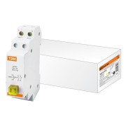 Выключатель кнопочный c фиксацией и индикацией ВК-47M 1НО;1НЗ желтый TDM