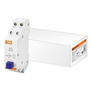 Выключатель кнопочный c фиксацией и индикацией ВК-47M 1НО;1НЗ синий TDM