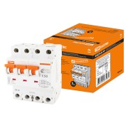 Автоматический Выключатель Дифференциального тока селективного типа АВДТ 63S 4P(3P+N) C50 300мА 6кА тип АС TDM