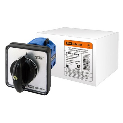 Кулачковый переключатель КПУ11-10/15 0-1-Start SQ0715-0078 Кулачковый переключатель КПУ11-10/15 0-1-Start SQ0715-0078