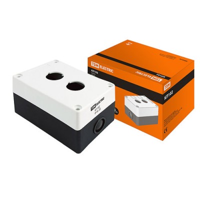 Корпус КП102 для кнопок 2места белый SQ0705-0002 Корпус КП102 для кнопок 2места белый SQ0705-0002