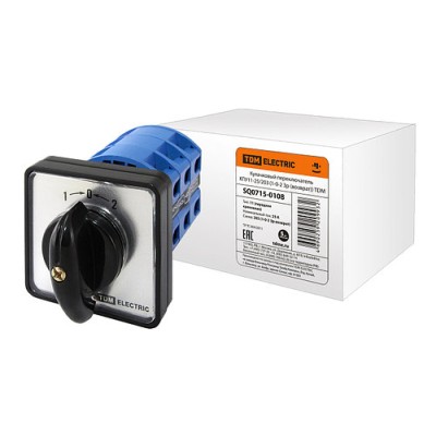 Кулачковый переключатель КПУ11-25/203 1-0-2 3р возврат SQ0715-0108 Кулачковый переключатель КПУ11-25/203 1-0-2 3р возврат SQ0715-0108