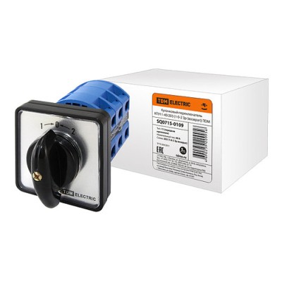 Кулачковый переключатель КПУ11-40/203 (1-0-2 3р (возврат)) TDM Кулачковый переключатель КПУ11-40/203 (1-0-2 3р (возврат)) TDM