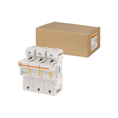 Держатель плавких вставок ДПВ2 22х58 3П TDM Держатель плавких вставок ДПВ2 22х58 3П TDM