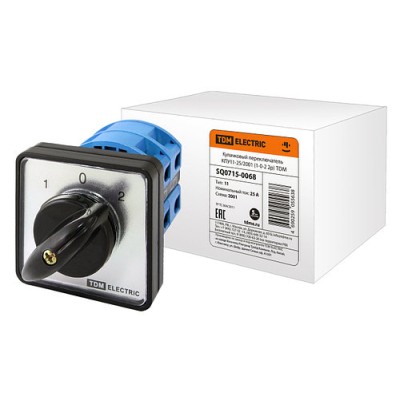 Кулачковый переключатель КПУ11-25/2001 (1-0-2 2р) TDM Кулачковый переключатель КПУ11-25/2001 (1-0-2 2р) TDM