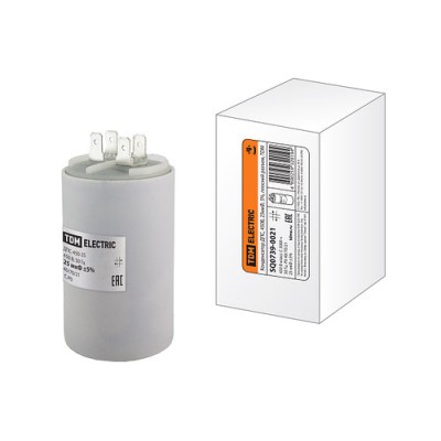 Конденсатор ДПС, 450В, 25мкФ, 5%, плоский разъем, TDM Конденсатор ДПС, 450В, 25мкФ, 5%, плоский разъем, TDM