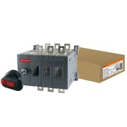 Рубильник ВНК-37-2 3П 315А реверсивный с выносной фронтальной ручкой и переходником 185 мм TDM