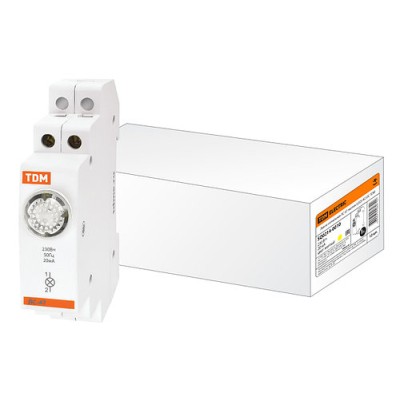 Лампа сигнальная ЛС-47 желтая (LED) AC/DC TDM Лампа сигнальная ЛС-47 желтая (LED) AC/DC TDM