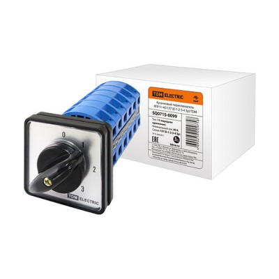 Кулачковый переключатель КПУ11-40/137 (0-1-2-3-4 3р) TDM Кулачковый переключатель КПУ11-40/137 (0-1-2-3-4 3р) TDM