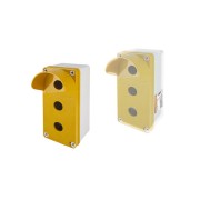 Корпус КП103 для кнопок 3места IP66 жёлтый SQ0705-0013