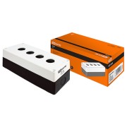 Корпус КП104 для кнопок 4места белый SQ0705-0004