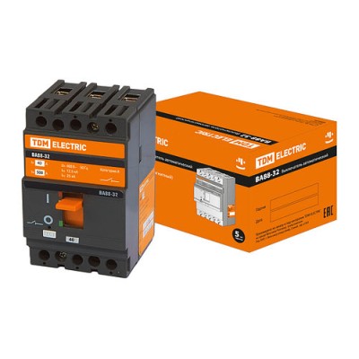Выключатель автоматический ВА88-32 3п 40 A 25 кА ВА88 TDM SQ0707-0004 Выключатель автоматический ВА88-32 3п 40 A 25 кА ВА88 TDM SQ0707-0004