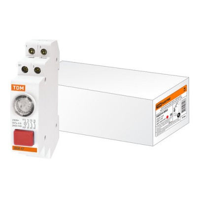 Выключатель кнопочный с индикацией ВКИ-47 красный LED 2НО;1НЗ AC/DC SQ0214-0002 Выключатель кнопочный с индикацией ВКИ-47 красный LED 2НО;1НЗ AC/DC SQ0214-0002