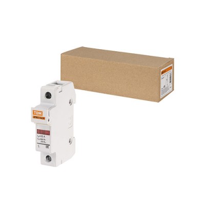 Держатель плавких вставок ДПВ2 10х38 1П TDM Держатель плавких вставок ДПВ2 10х38 1П TDM