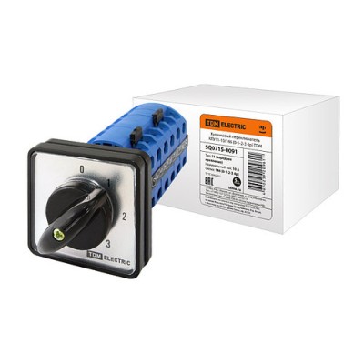 Кулачковый переключатель КПУ11-10/146 (0-1-2-3 4р) TDM Кулачковый переключатель КПУ11-10/146 (0-1-2-3 4р) TDM