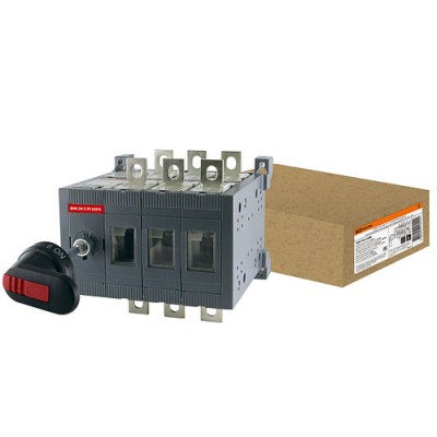 Рубильник ВНК-39-2 3П 630А реверсивный с выносной фронтальной ручкой и переходником 185 мм TDM Рубильник ВНК-39-2 3П 630А реверсивный с выносной фронтальной ручкой и переходником 185 мм TDM