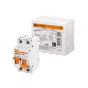 Автоматический выключатель с механической блокировкой (байпас) ВА47-29Б 1Р+1Р 40А 4,5кА х-ка C TDM