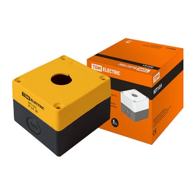 Корпус КП101 для кнопок 1место желтый SQ0705-0006 Корпус КП101 для кнопок 1место желтый SQ0705-0006