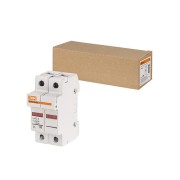 Держатель плавких вставок ДПВ2 10х38 2П TDM