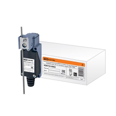 Концевой выключатель ВККН-2159М11-У2 регулируемый стержень мет. 5А 1з+1р IP65 TDM Концевой выключатель ВККН-2159М11-У2 регулируемый стержень мет. 5А 1з+1р IP65 TDM