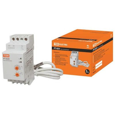 Реле температуры РТ-820 -5+40С, 24-240В АС/DC, с датч. IP67 SQ1508-0001 Реле температуры РТ-820 -5+40С, 24-240В АС/DC, с датч. IP67 SQ1508-0001