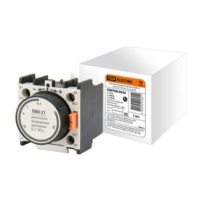 Приставка выдержки времени ПВН-21 откл. 0,1-30 сек 1з+1р SQ0708-0035 Приставка выдержки времени ПВН-21 откл. 0,1-30 сек 1з+1р SQ0708-0035