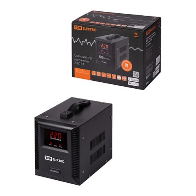 Стабилизатор напряжения БСР1-2,0 кВА электронный переносной TDM Стабилизатор напряжения БСР1-2,0 кВА электронный переносной TDM